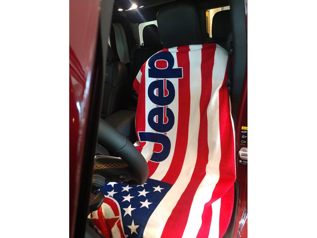 Total 38+ imagen american flag jeep wrangler seat covers