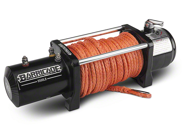 Barricade 9,500 lb. Winch with Synthetic Rope and Wireless Control (Universal; Some Adaptation May Be Required)