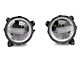 Raxiom Axial Series 9-Inch LED Headlights; Black Housing; Clear Lens (20-24 Jeep Gladiator JT w/ Factory Halogen Headlights)