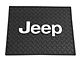 Rear Utility Floor Mat with Jeep Logo; Black (20-24 Jeep Gladiator JT)