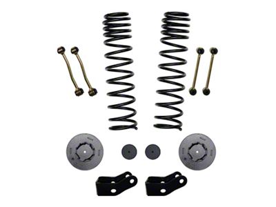 SkyJacker 2.50-Inch Dual Rate Long Travel Suspension Lift Kit with Rear Metal Coil Spring Spacers and Shock Extensions (20-23 3.6L Jeep Gladiator JT Launch Edition, Rubicon)