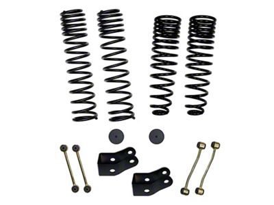 SkyJacker 2.50-Inch Dual Rate Long Travel Suspension Lift Kit with Shock Extensions (20-24 3.6L Jeep Gladiator JT Launch Edition, Rubicon)