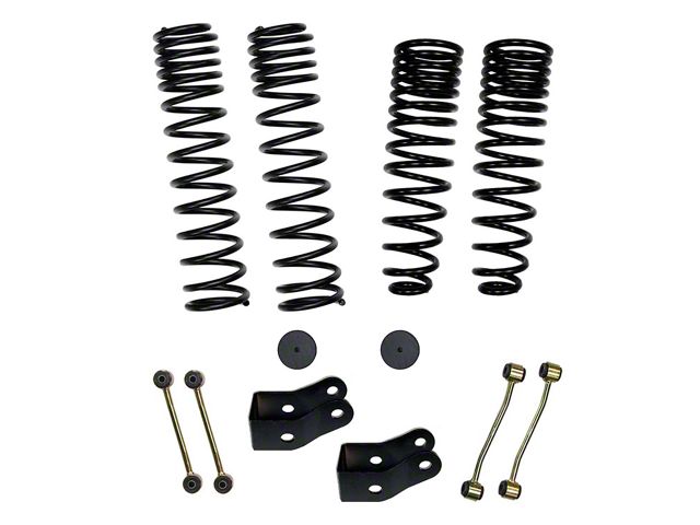 SkyJacker 2.50-Inch Dual Rate Long Travel Suspension Lift Kit with Shock Extensions (20-24 3.6L Jeep Gladiator JT Launch Edition, Rubicon)