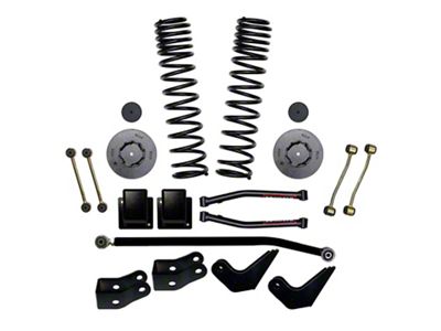 SkyJacker 3.50-Inch Dual Rate Long Travel Suspension Lift Kit with Rear Metal Coil Spring Spacers and Shock Extensions (20-24 3.6L Jeep Gladiator JT Launch Edition, Rubicon)