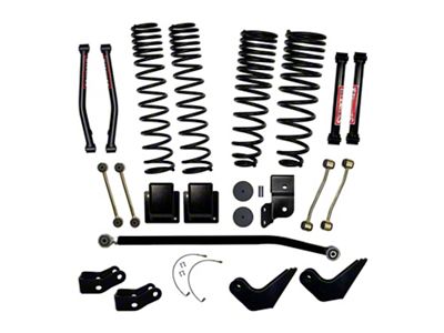 SkyJacker 4.50-Inch Dual Rate Long Travel Suspension Lift Kit with Shock Extensions (20-24 3.6L Jeep Gladiator JT Launch Edition, Rubicon)