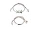 Synergy Manufacturing Stainless Braided Brake Lines; Rear (20-24 Jeep Gladiator JT)