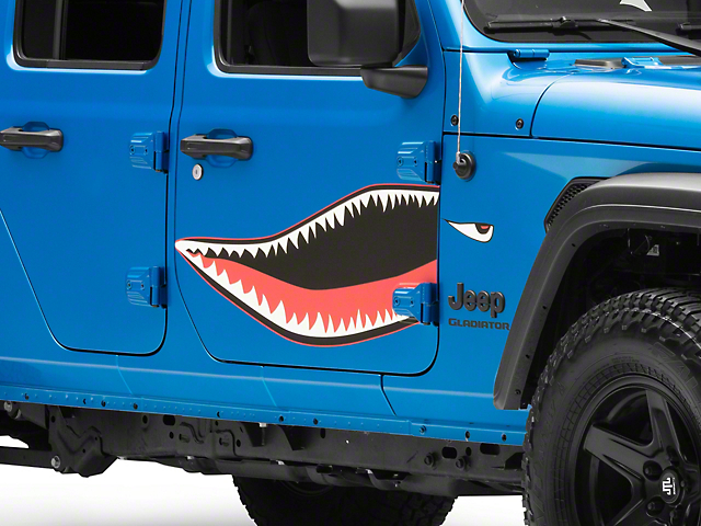 SEC10 Shark Teeth Decal (20-23 Jeep Gladiator JT)