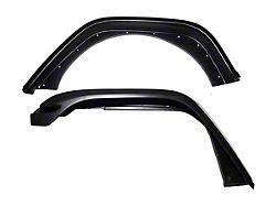 Rough Country WF1 Fender Flares; OE Black (20-23 Jeep Gladiator JT)