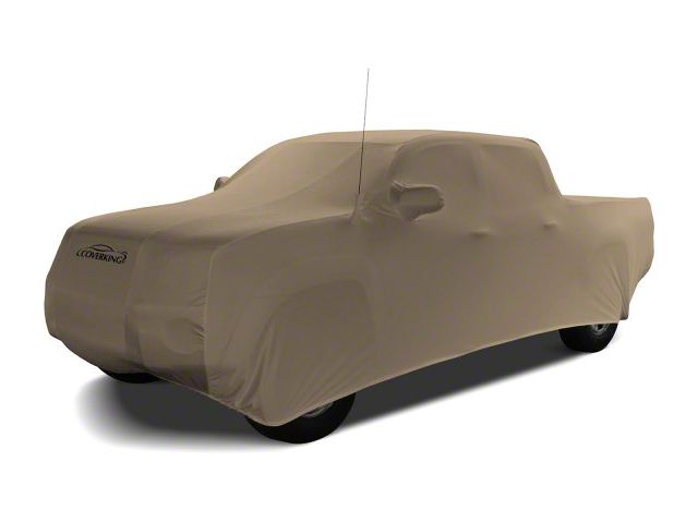 Coverking Satin Stretch Indoor Car Cover; Sahara Tan (20-24 Jeep Gladiator JT)