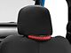 RedRock Headrest Paracord Grab Handles; Black and Red (20-24 Jeep Gladiator JT)