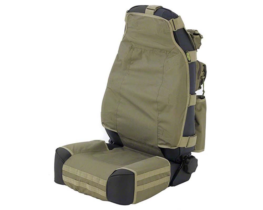 Jeep Gladiator Molle Seat Cover; Olive Drab (2023 Jeep Gladiator JT) Free Shipping