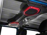 RedRock Roof Speaker Trim; Red (20-23 Jeep Gladiator JT)