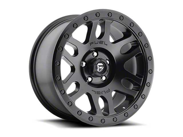 Fuel Wheels Recoil Matte Black Wheel; 17x8.5 (20-23 Jeep Gladiator JT)