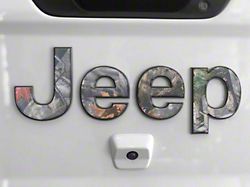 Tailgate Letter Overlays; Camouflage (20-24 Jeep Gladiator JT)