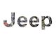 Tailgate Letter Overlays; Camouflage (20-24 Jeep Gladiator JT)
