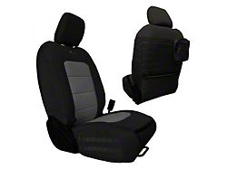 Bartact Tactical Front Seat Covers; Black/Graphite (20-24 Jeep Gladiator JT)
