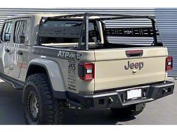 American Trail Products Tall Series Adventure Bed Rack; Textured Black (20-23 Jeep Gladiator JT)