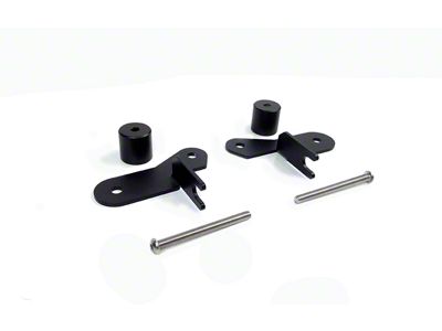 American Trail Products A-Pillar Light Mounting Brackets; Textured Black (18-23 Jeep Wrangler JL Rubicon)