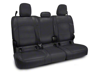 PRP Rear Bench Seat Cover; All Black (20-23 Jeep Gladiator JT w/ Cloth Interior)