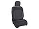 PRP Front Seat Covers; Black and Gray (20-24 Jeep Gladiator JT, Excluding Launch Edition & Rubicon)