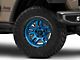Fuel Wheels Ammo Gloss Blue with Black Bead Ring Wheel; 20x10 (20-24 Jeep Gladiator JT)