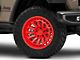 Black Rhino Raid Gloss Red Wheel; 20x9.5 (20-24 Jeep Gladiator JT)