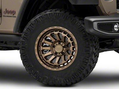 Black Rhino Raid Matte Bronze Wheel; 17x8.5 (20-24 Jeep Gladiator JT)