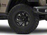KMC Trail Satin Black Wheel; 17x9; -12mm Offset (20-26 Jeep Gladiator JT)