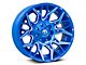 Fuel Wheels Twitch Anodized Blue Milled Wheel; 22x10 (20-24 Jeep Gladiator JT)