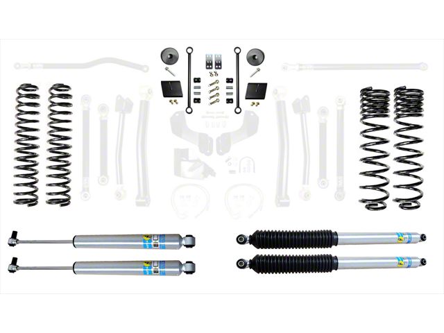 EVO Manufacturing 2.50-Inch Enforcer Stage 1 Suspension Lift Kit with Bilstein Shocks (20-24 3.6L Jeep Gladiator JT, Excluding Mojave)