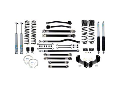 EVO Manufacturing 2.50-Inch Heavy Duty Enforcer Stage 1 Overland Suspension Lift Kit with Bilstein Shocks, Front and Rear Track Bars (20-24 3.6L Jeep Gladiator JT, Excluding Mojave)