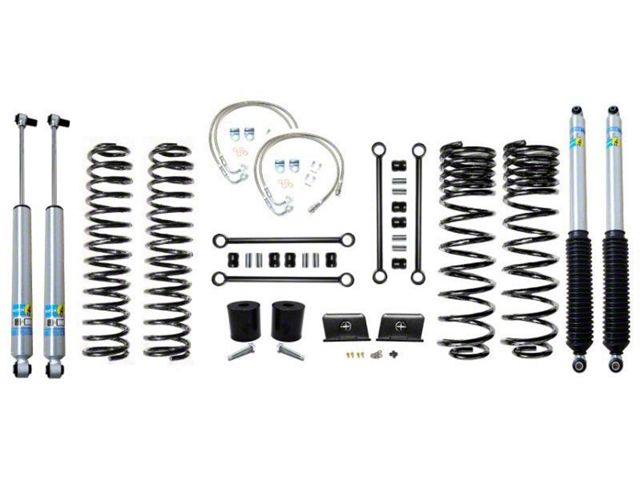 EVO Manufacturing 2.50-Inch Heavy Duty Enforcer Stage 1 Suspension Lift Kit with Bilstein Shocks (20-24 3.6L Jeep Gladiator JT, Excluding Mojave)