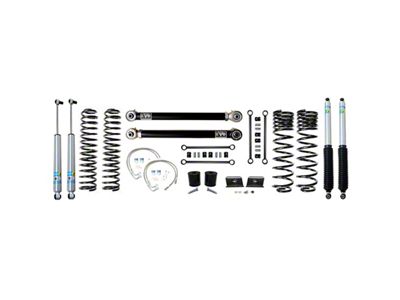 EVO Manufacturing 2.50-Inch Heavy Duty Enforcer Stage 2 Suspension Lift Kit with Bilstein Shocks (20-24 3.6L Jeep Gladiator JT, Excluding Mojave)