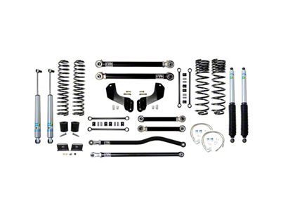 EVO Manufacturing 2.50-Inch Heavy Duty Enforcer Stage 3 Overland Suspension Lift Kit with Bilstein Shocks, Front and Rear Track Bars (20-24 3.6L Jeep Gladiator JT, Excluding Mojave)