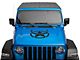 Jeep Licensed by RedRock Jeep Star Accent Decal; Matte Black (20-24 Jeep Gladiator JT)