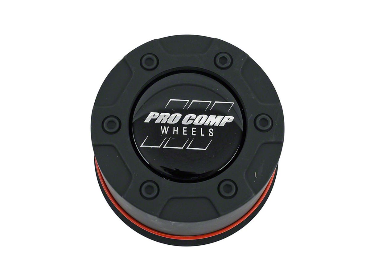 Pro Comp Wheels Jeep Wrangler Series 1 Push Thru Center Cap; Black 8327042  - Free Shipping