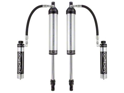 Radflo 2.50-Inch Front Shock with Remote Reservoir and Compression Adjuster for 4.50-Inch Lift (20-24 Jeep Gladiator JT)