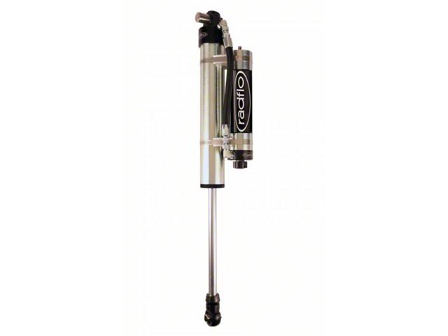 Radflo 2.50-Inch Rear Shock with Remote Reservoir and Compression Adjuster for 2.50-Inch Lift (20-24 Jeep Gladiator JT)