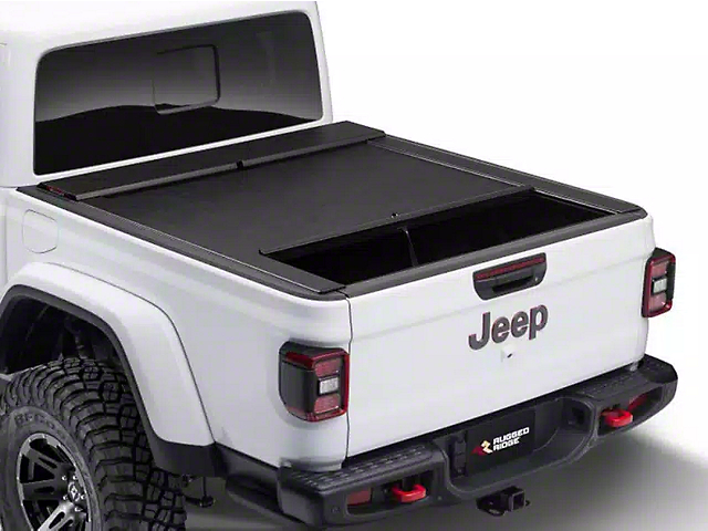 Rugged Ridge Armis Retractable Locking Bed Cover with Max Track (20-23 Jeep Gladiator JT)