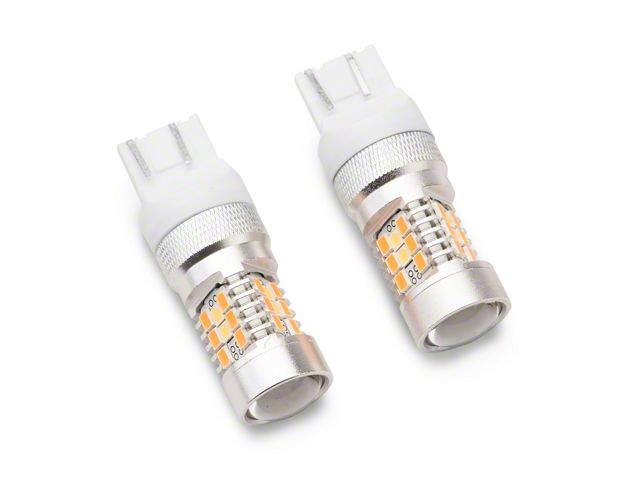 Raxiom Axial Series Dual Color LED Front Turn Signal Light Bulbs; 7443 (20-24 Jeep Gladiator JT Sport)