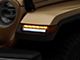 Full LED Side Marker Lights with Sequential Turn Signals; Black (20-24 Jeep Gladiator JT w/ Factory LED Light Package)