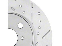 Series B130 Cross-Drilled and Slotted Rotors; Front Pair (20-24 Jeep Gladiator JT)