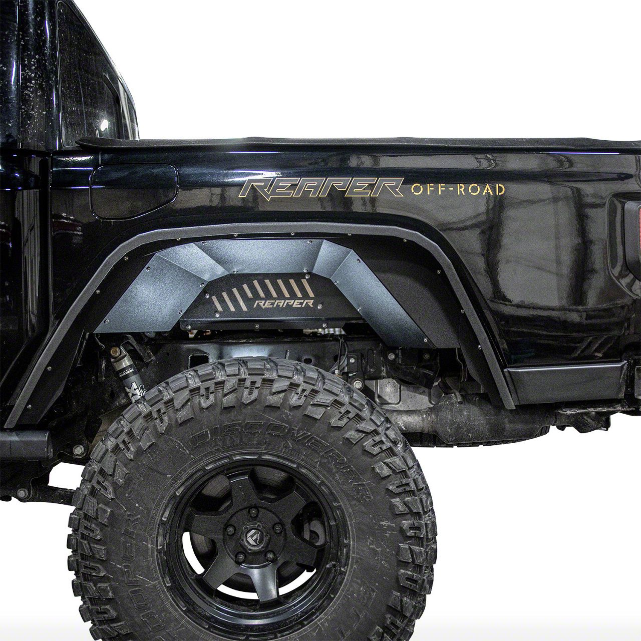 Reaper Off-Road Jeep Gladiator Rear Fender Liners; Textured Black JFL05 ...