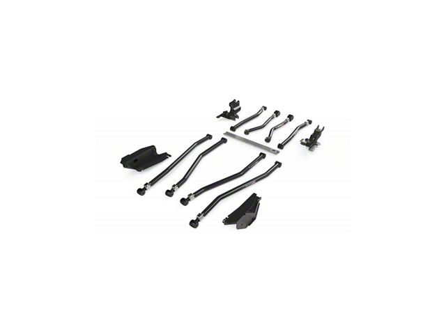 Teraflex Alpine IR Long Adjustable Front and Rear Contol Arms and Bracket Kit for 3 to 6-Inch Lift (20-24 Jeep Gladiator JT)