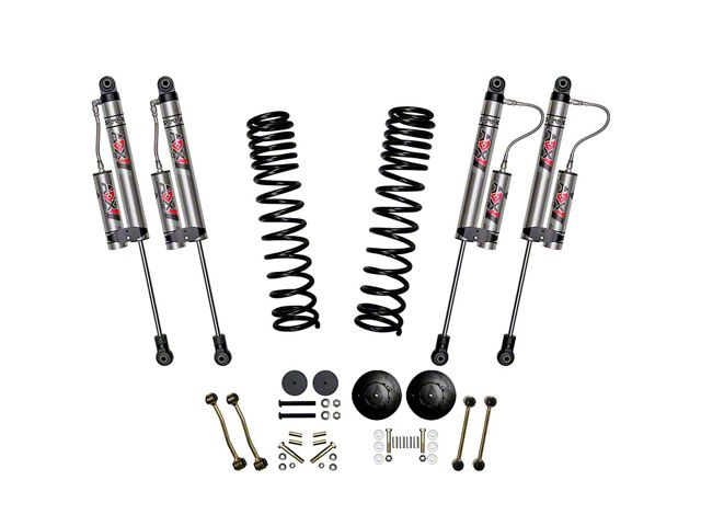 SkyJacker 2.50-Inch Suspension Lift Kit with ADX 2.0 Remote Reservoir Shocks (20-24 3.6L Jeep Gladiator JT, Excluding Launch Edition, Mojave & Rubicon)
