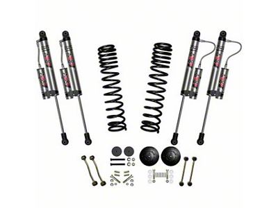 SkyJacker 2.50-Inch Suspension Lift Kit with ADX 2.0 Remote Reservoir Shocks (20-24 3.0L EcoDiesel Jeep Gladiator JT Launch Edition, Rubicon)