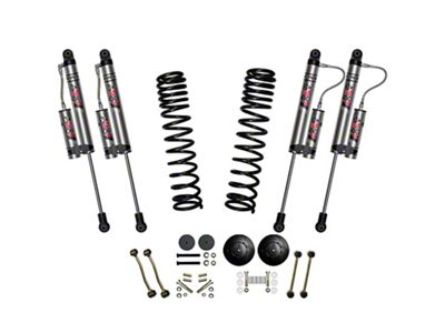 SkyJacker 2.50-Inch Suspension Lift Kit with ADX 2.0 Remote Reservoir Shocks (20-23 3.6L Jeep Gladiator JT Launch Edition, Rubicon)