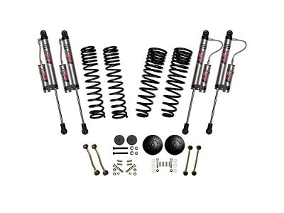 SkyJacker 2.50-Inch Suspension Lift System with ADX 2.0 Remote Reservoir Shocks (20-24 3.6L Jeep Gladiator JT, Excluding Launch Edition, Mojave & Rubicon)