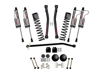 SkyJacker 3.50-Inch Suspension Lift Kit with ADX 2.0 Remote Reservoir Shocks (20-24 3.0L EcoDiesel Jeep Gladiator JT, Excluding Launch Edition, Mojave & Rubicon)