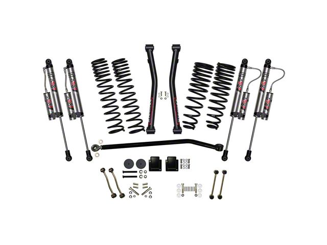 SkyJacker 3.50-Inch Suspension Lift System with ADX 2.0 Remote Reservoir Shocks (20-24 3.0L EcoDiesel Jeep Gladiator JT, Excluding Launch Edition, Mojave & Rubicon)